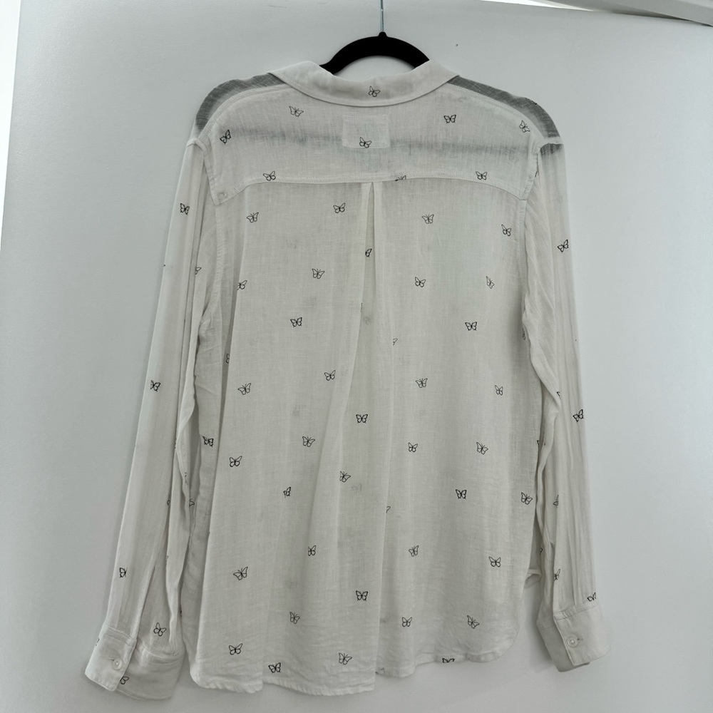 Rails Charli Butterfly-Print Blouse - image 4